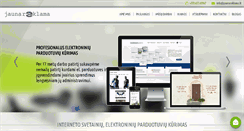 Desktop Screenshot of jaunareklama.lt